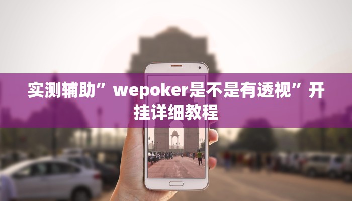 实测辅助”wepoker是不是有透视”开挂详细教程