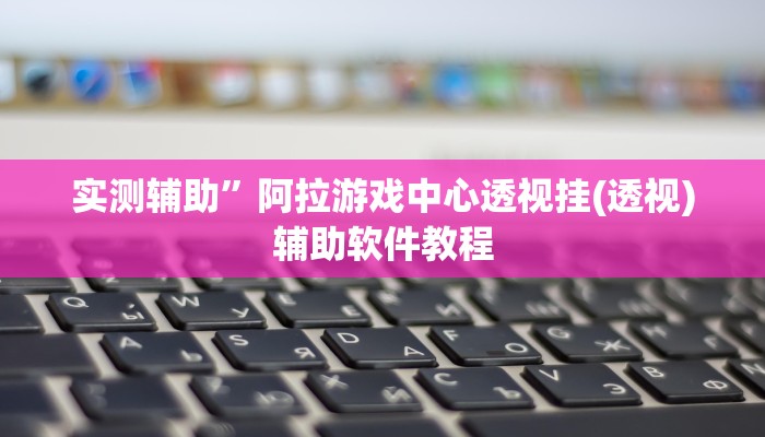 实测辅助”阿拉游戏中心透视挂(透视)辅助软件教程