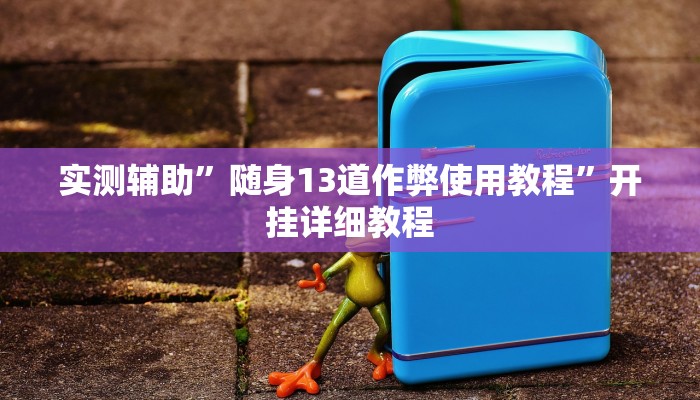 实测辅助”随身13道作弊使用教程”开挂详细教程